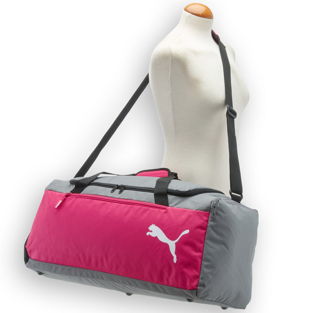 Puma Fundamentals Sports Bag M Sporttasche 60 cm - black Puma Fundamentals Sports Bag M Sporttasche 60 cm - black